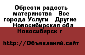 Обрести радость материнства - Все города Услуги » Другие   . Новосибирская обл.,Новосибирск г.